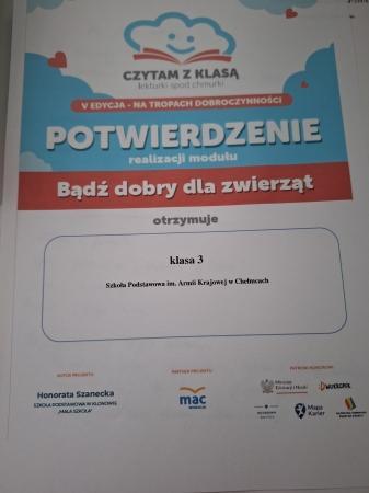 Międzynarodowy Projekt Edukacyjny wspierający czytelnictwo ''Czytam z klasą.Lekt...