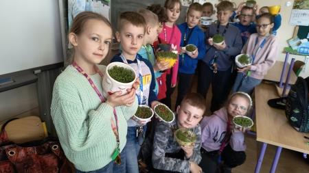 Posialiśmy i wyhodowaliśmy rzeżuchę na stół wielkanocny