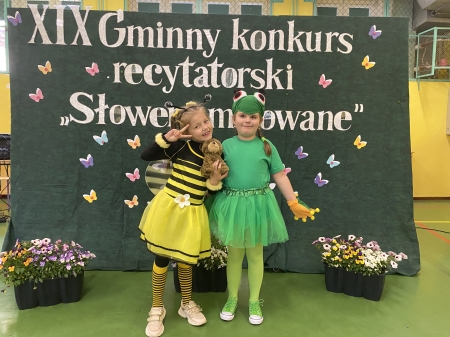 Gminny konkurs recytatorski ''Słowem malowane''