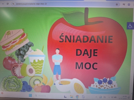 Śniadanie daje moc- wspólne przygotowywanie zdrowego śniadania