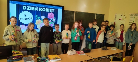 Dzień Kobiet w klasie 4