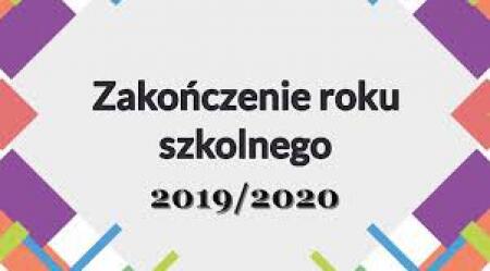 Zakończenie roku szkolnego 2019/2021